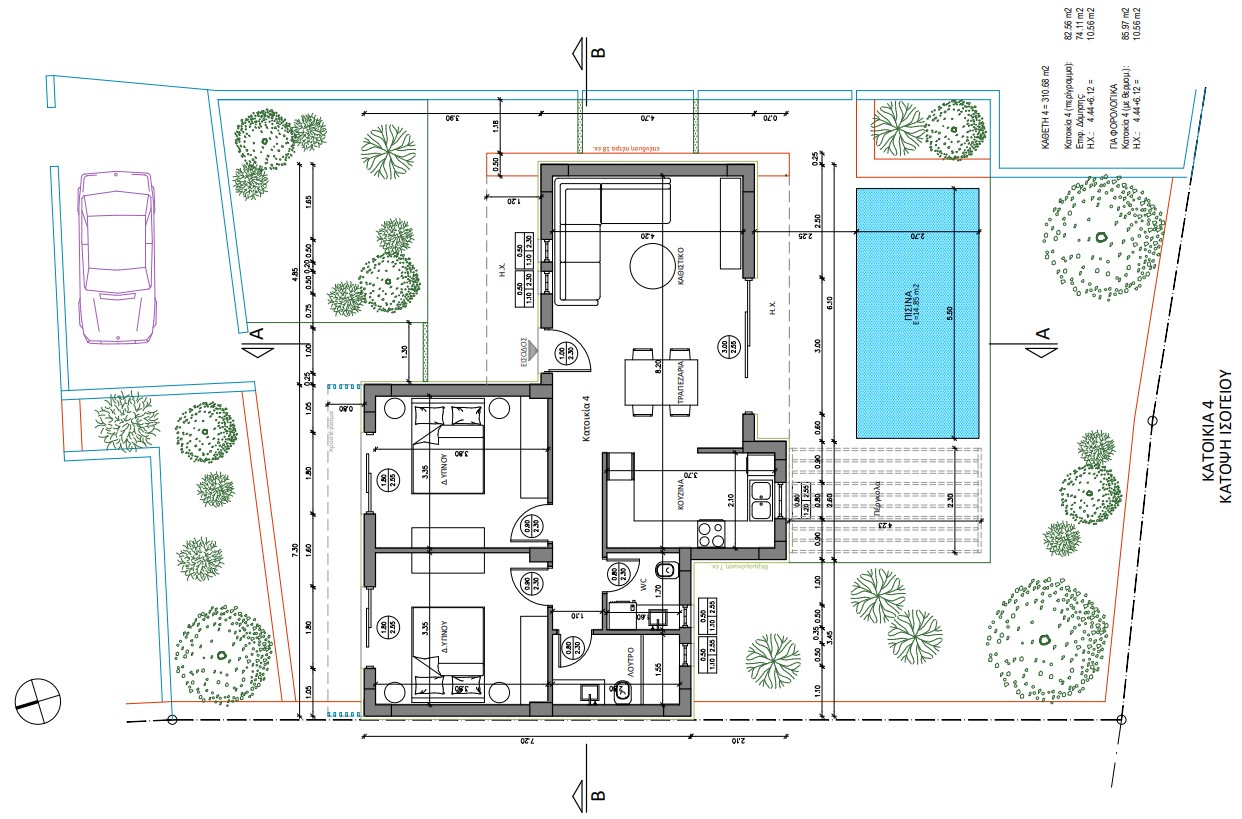 Villa K4 floor plan