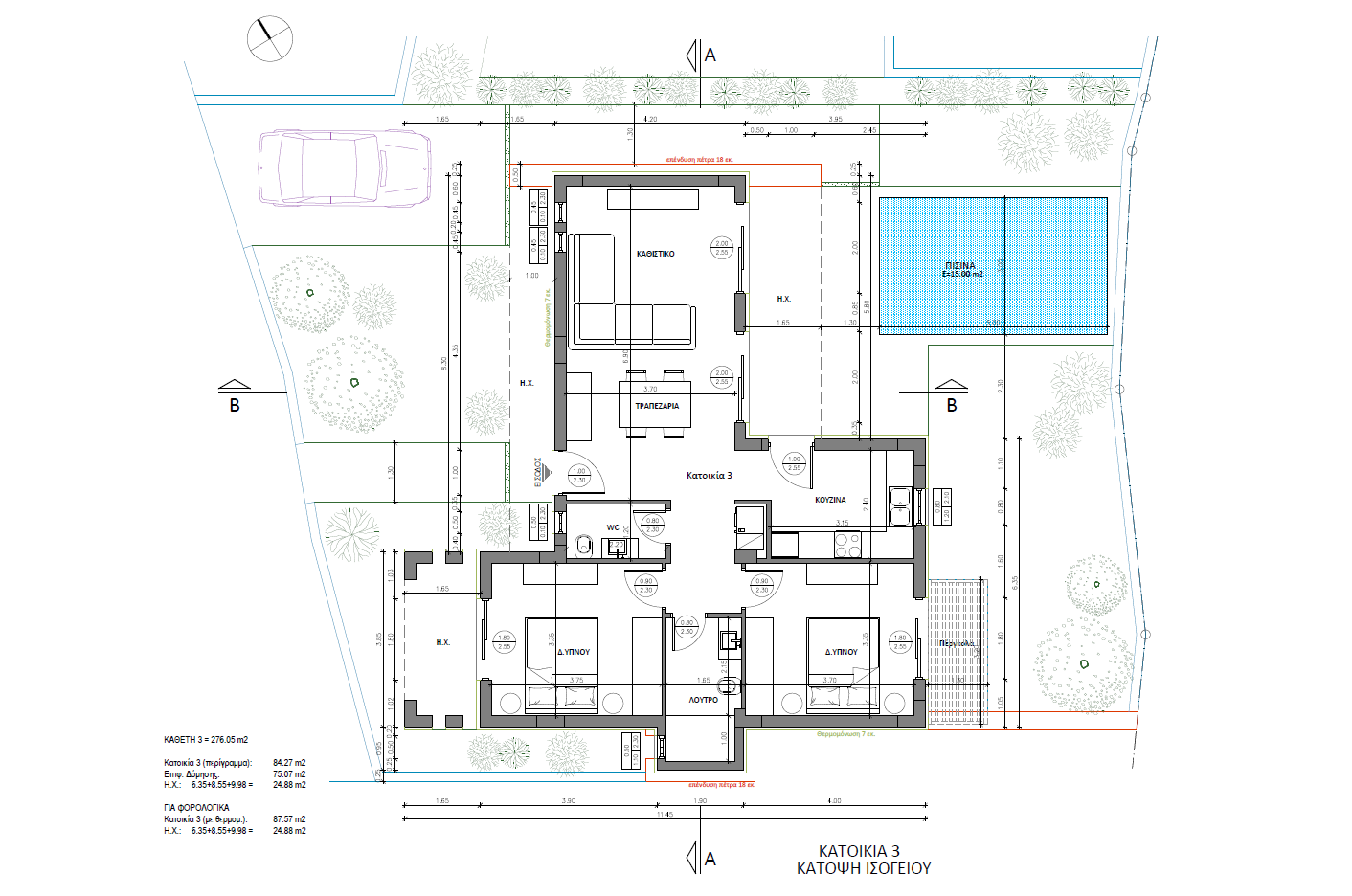Villa K3 floor plan