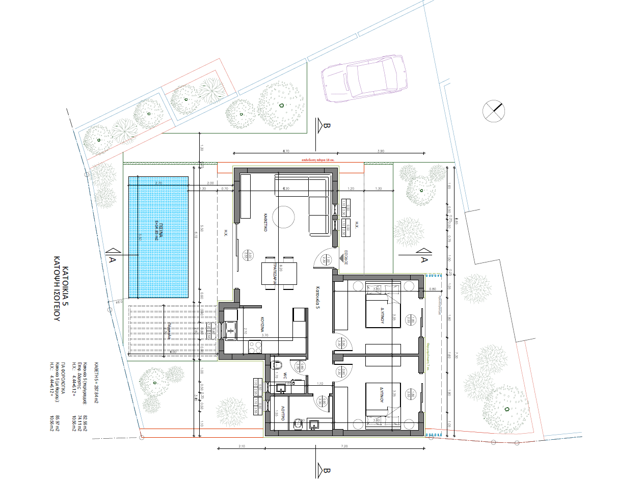 Villa K5 floor plan